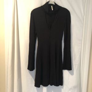 Solemio Black Dress